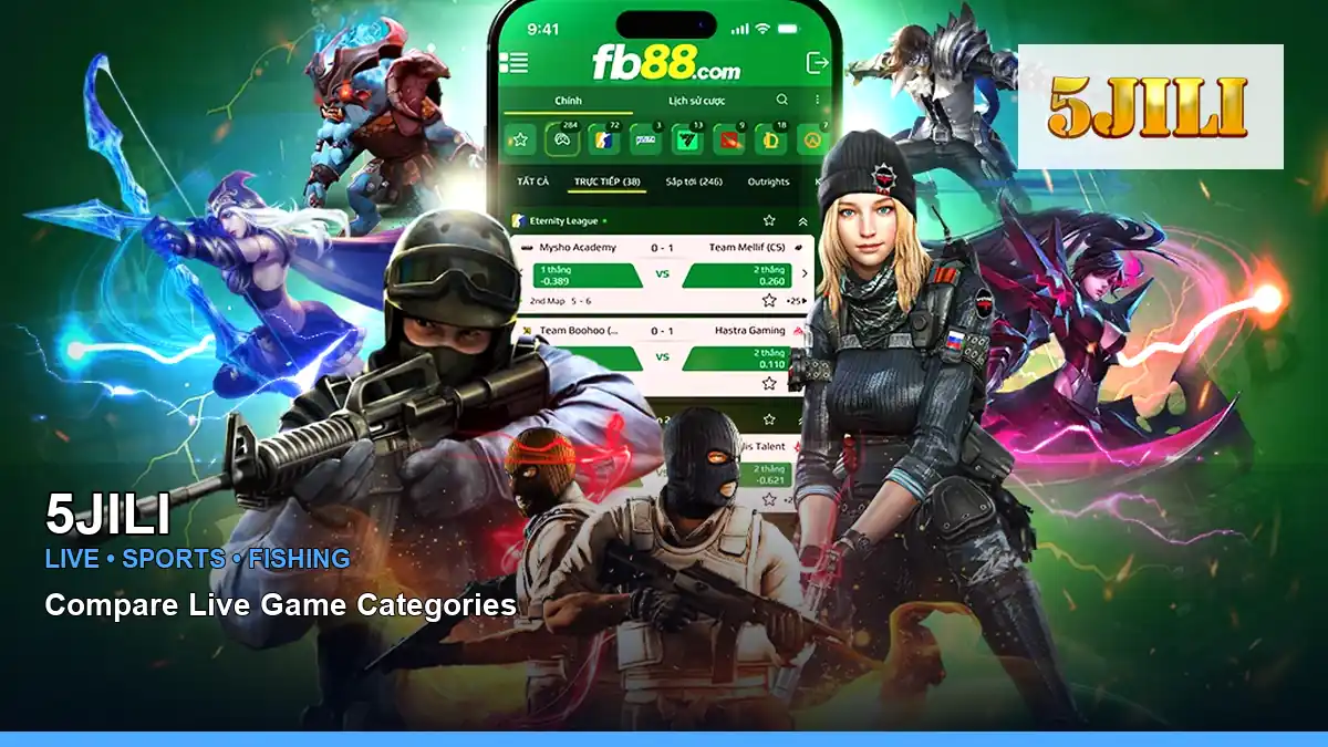 5JILI sports betting and arcade games for Philippine players